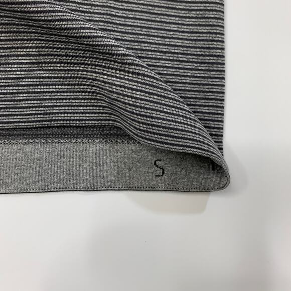 Lululemon Shirt Mens S Small Charcoal Grey Metal Vent Tech Stretch Polo Golf - Picture 4 of 10